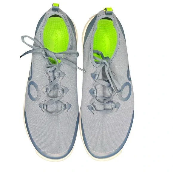 NWT OOFOS Men’s Gray and Green Athletic Shoes Size 11.5 - Picture 2 of 8